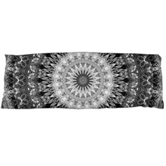 Feeling Softly Black White Mandala Body Pillow Case (dakimakura) by designworld65