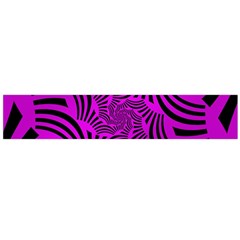 Black Spral Stripes Pink Flano Scarf (large) by designworld65