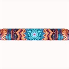 Blue Feather Mandala Small Bar Mats by designworld65