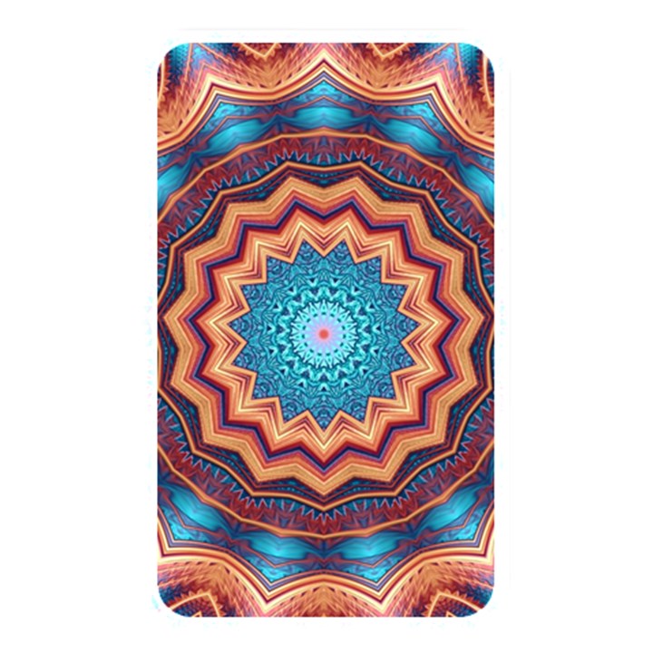 Blue Feather Mandala Memory Card Reader