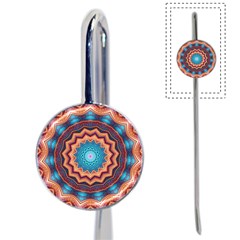 Blue Feather Mandala Book Mark