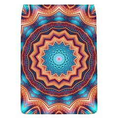 Blue Feather Mandala Flap Covers (l)  by designworld65