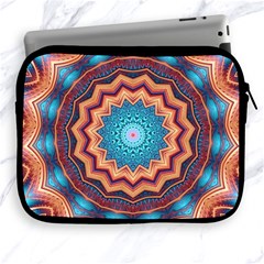 Blue Feather Mandala Apple Ipad 2/3/4 Zipper Cases by designworld65