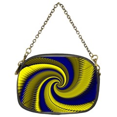 Blue Gold Dragon Spiral Chain Purses (one Side)  by designworld65