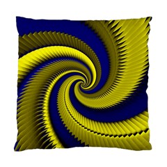 Blue Gold Dragon Spiral Standard Cushion Case (one Side) by designworld65