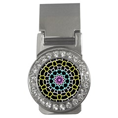 Colored Window Mandala Money Clips (cz)  by designworld65