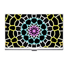 Colored Window Mandala Business Card Holders by designworld65