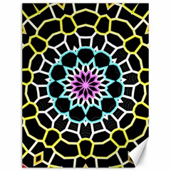 Colored Window Mandala Canvas 12  X 16   by designworld65