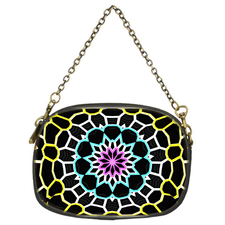 Colored Window Mandala Chain Purses (One Side) 