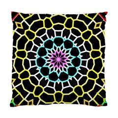 Colored Window Mandala Standard Cushion Case (one Side)