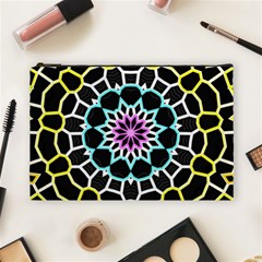 Colored Window Mandala Cosmetic Bag (large)  by designworld65