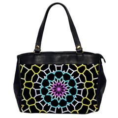 Colored Window Mandala Office Handbags by designworld65