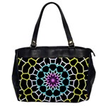 Colored Window Mandala Office Handbags Front