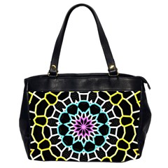 Colored Window Mandala Office Handbags (2 Sides)  by designworld65