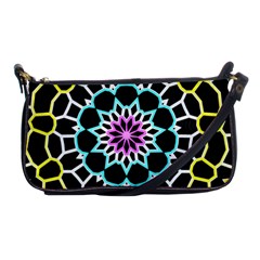 Colored Window Mandala Shoulder Clutch Bags by designworld65