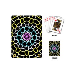 Colored Window Mandala Playing Cards (mini) 