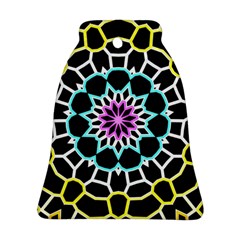 Colored Window Mandala Ornament (bell) by designworld65