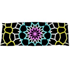 Colored Window Mandala Body Pillow Case (dakimakura) by designworld65