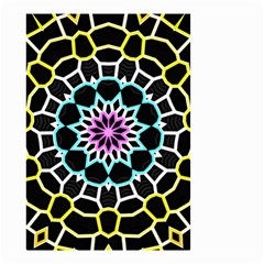 Colored Window Mandala Small Garden Flag (two Sides) by designworld65