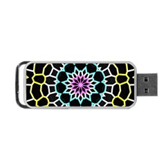 Colored Window Mandala Portable Usb Flash (one Side) by designworld65