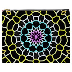 Colored Window Mandala Cosmetic Bag (xxxl)  by designworld65