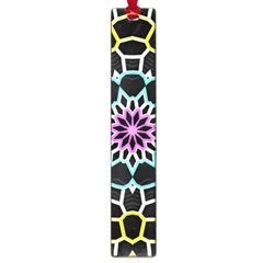 Colored Window Mandala Large Book Marks by designworld65