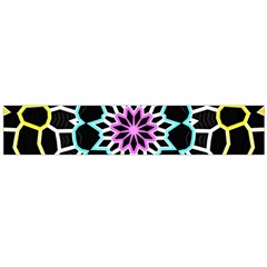 Colored Window Mandala Flano Scarf (large)