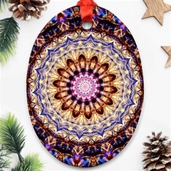 Dreamy Mandala Ornament (oval)