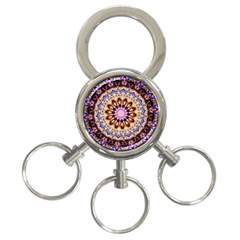 Dreamy Mandala 3-ring Key Chains by designworld65