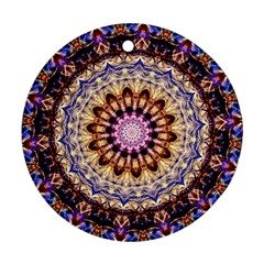 Dreamy Mandala Round Ornament (two Sides)