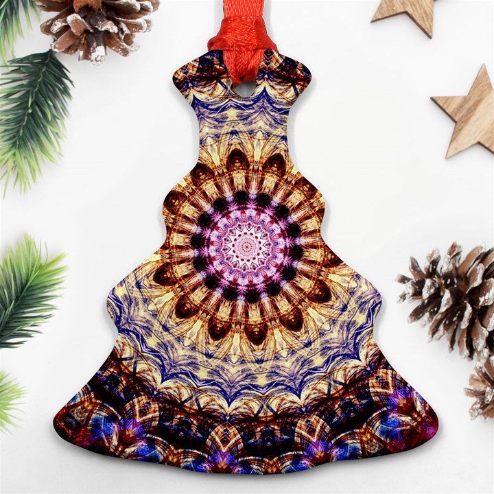 Dreamy Mandala Christmas Tree Ornament (Two Sides)