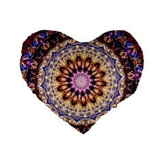 Dreamy Mandala Standard 16  Premium Heart Shape Cushions