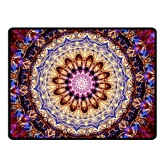 Dreamy Mandala Double Sided Fleece Blanket (small)  by designworld65