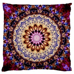 Dreamy Mandala Large Flano Cushion Case (two Sides) by designworld65