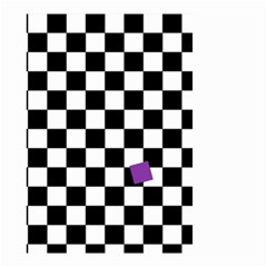 Dropout Purple Check Small Garden Flag (two Sides) by designworld65