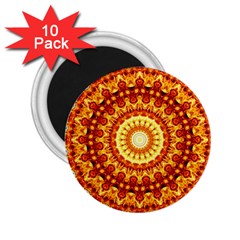 Powerful Love Mandala 2 25  Magnets (10 Pack) 