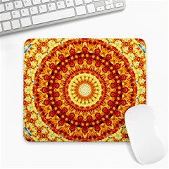 Powerful Love Mandala Large Mousepads