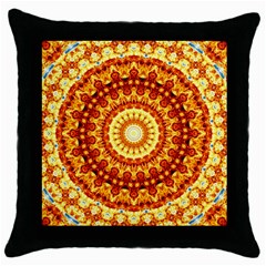 Powerful Love Mandala Throw Pillow Case (Black)