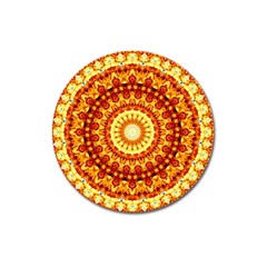 Powerful Love Mandala Magnet 3  (Round)