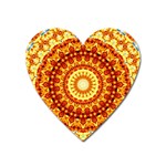 Powerful Love Mandala Heart Magnet Front