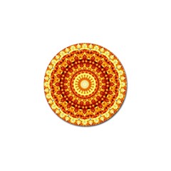 Powerful Love Mandala Golf Ball Marker by designworld65