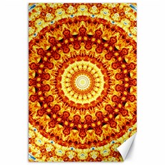 Powerful Love Mandala Canvas 12  X 18  