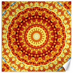 Powerful Love Mandala Canvas 16  X 16  