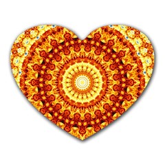 Powerful Love Mandala Heart Mousepads