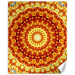 Powerful Love Mandala Canvas 11  X 14   by designworld65