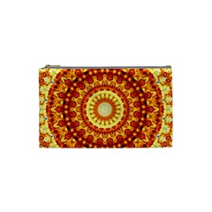 Powerful Love Mandala Cosmetic Bag (small)  by designworld65