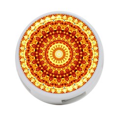 Powerful Love Mandala 4-port Usb Hub (one Side) by designworld65