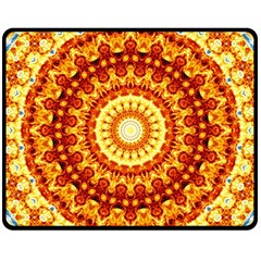 Powerful Love Mandala Fleece Blanket (Medium) 