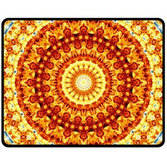 Powerful Love Mandala Double Sided Fleece Blanket (Medium) 