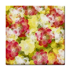 Flower Power Tile Coasters